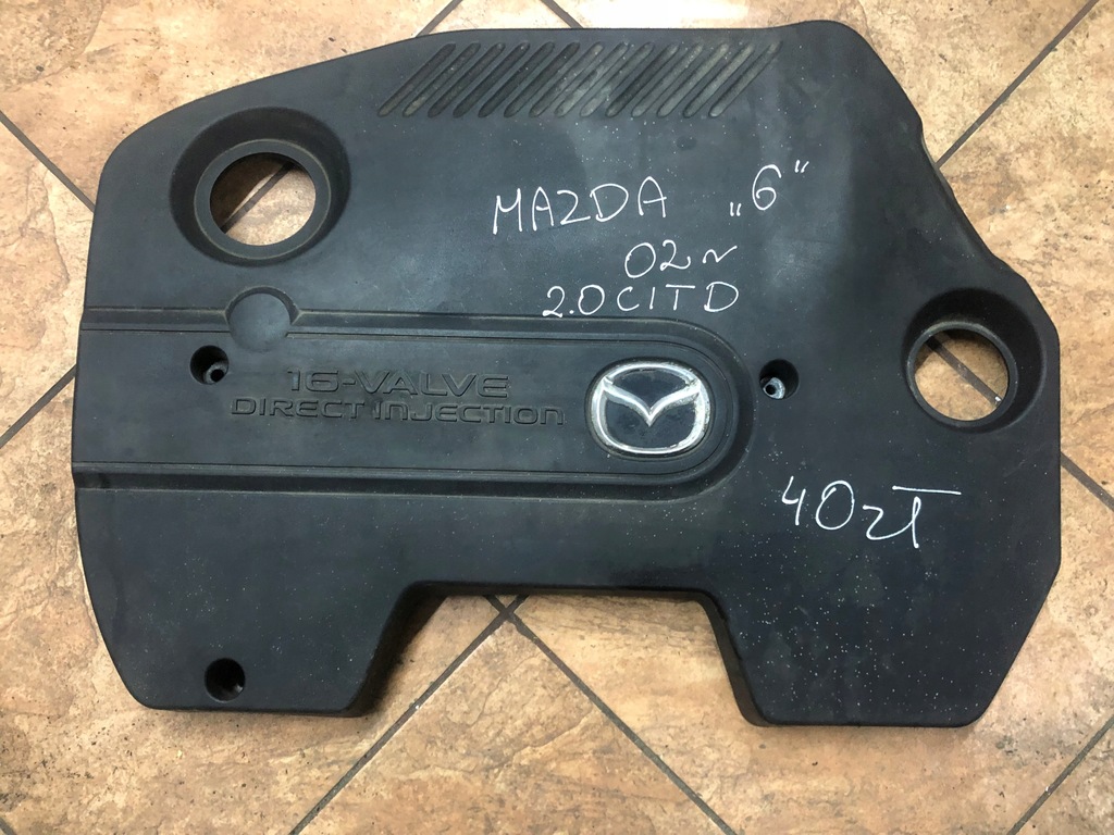 фото №1, Mazda 6 2.0 citd 02' крышка двигателя