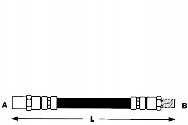 Шланг тормозной lpr 4d0611775b 4d0611775a hos395 Цена