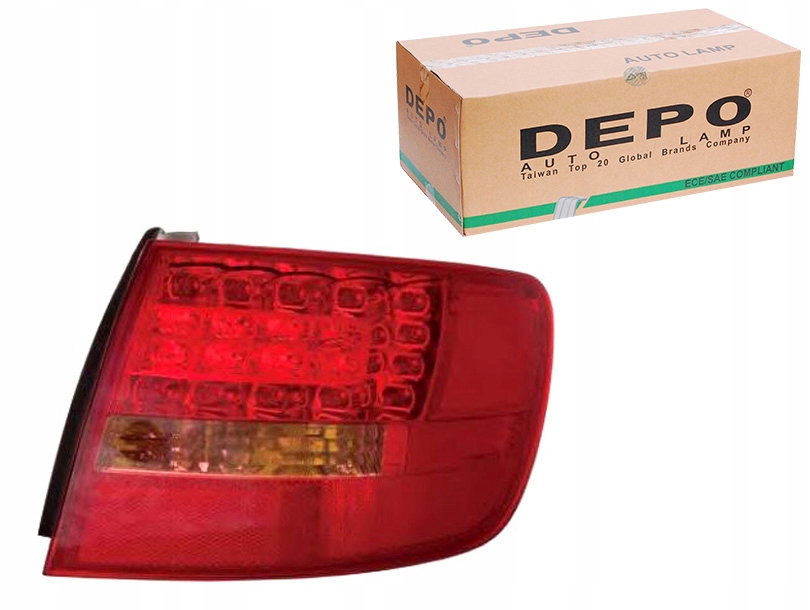 фото №12, Audi a6 c6 04-08 kombi лампа задня зовнішній права