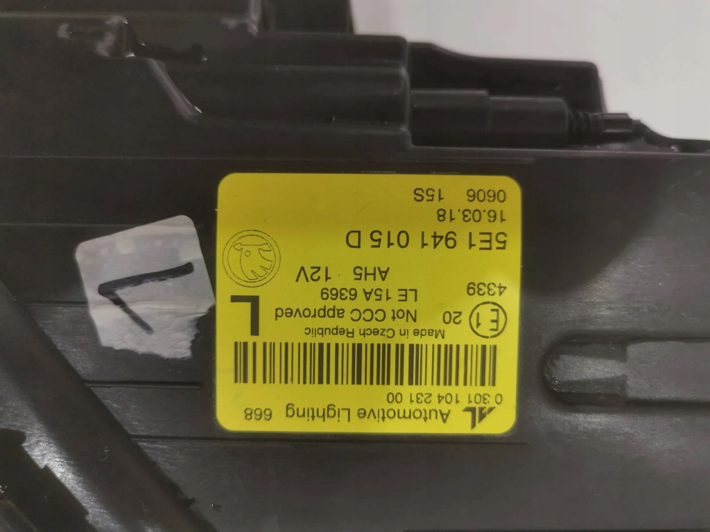 фото №7, Skoda octavia iii лампа левый перед led bez ремонт