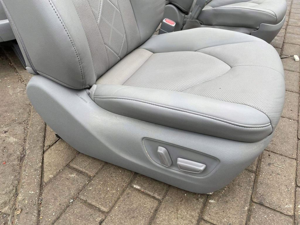 фото №14, Toyota highlander iv сидіння сидіння комплект шкіра 7 осіб лівий правий перед