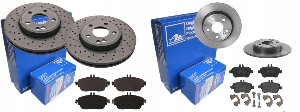 фото №1, Тормозные диски тормозные колодки p+t ate mercedes a w176 b w246