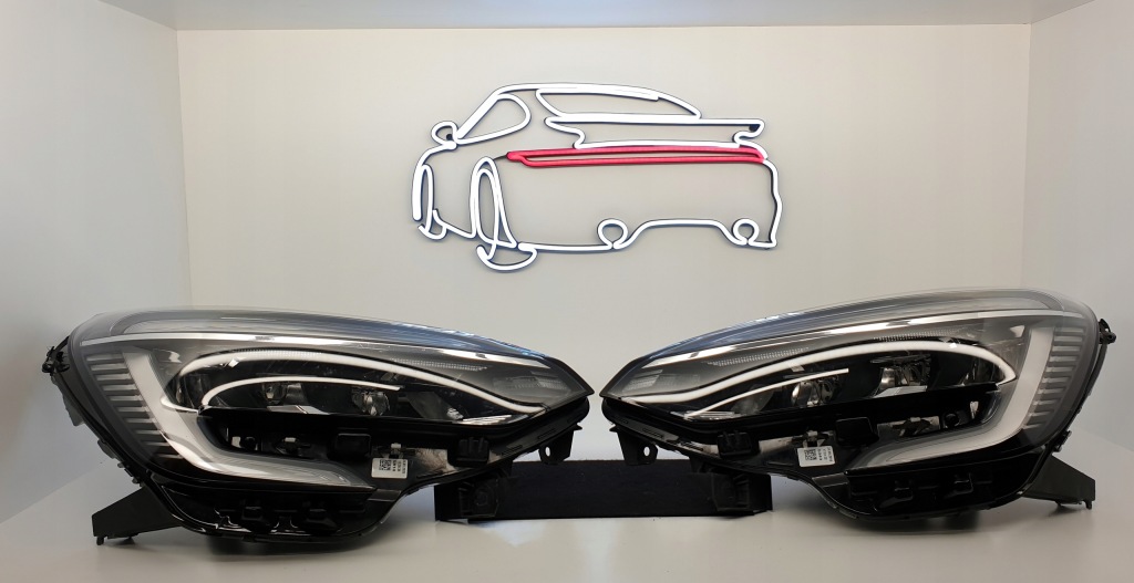 фото №1, Renault clio v full led лампа левая правая 260107933r чёрные europa