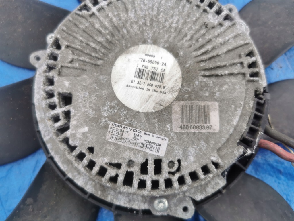 Bmw x5 3.0d вентилятор радиатора 7795757 7558430 Недорого