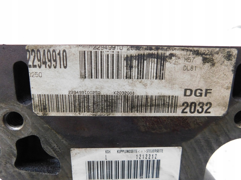 фото №8, Dół двигуна блок wał поршень bmw e46 e39 e38 e53 3.0d m57 306d1 184/193