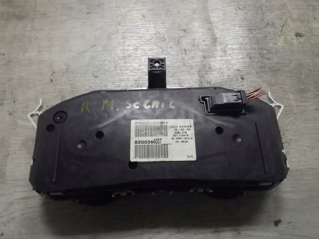 фото №2, Лічильник спідометр renault megane ii 8200364007