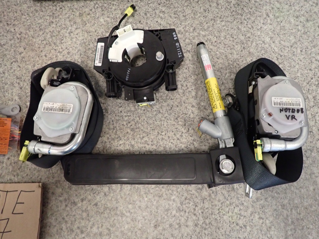 фото №8, Nissan note e11 06- подушки безопасности воздушные srs подушка безопасности