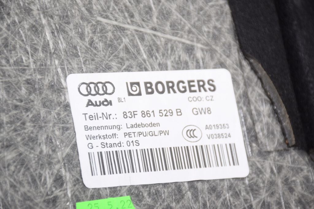 фото №13, Audi q3 ii f3 f3n sportback обивка багажника пол обшивка 22r