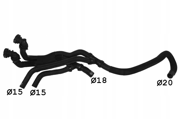 Купить Шланг системы охлаждение renault laguna latitude