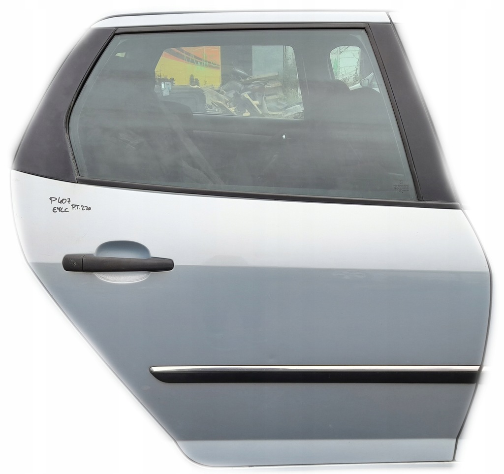 фото №1, Peugeot 407 sw двері правий задня праве задні eylc