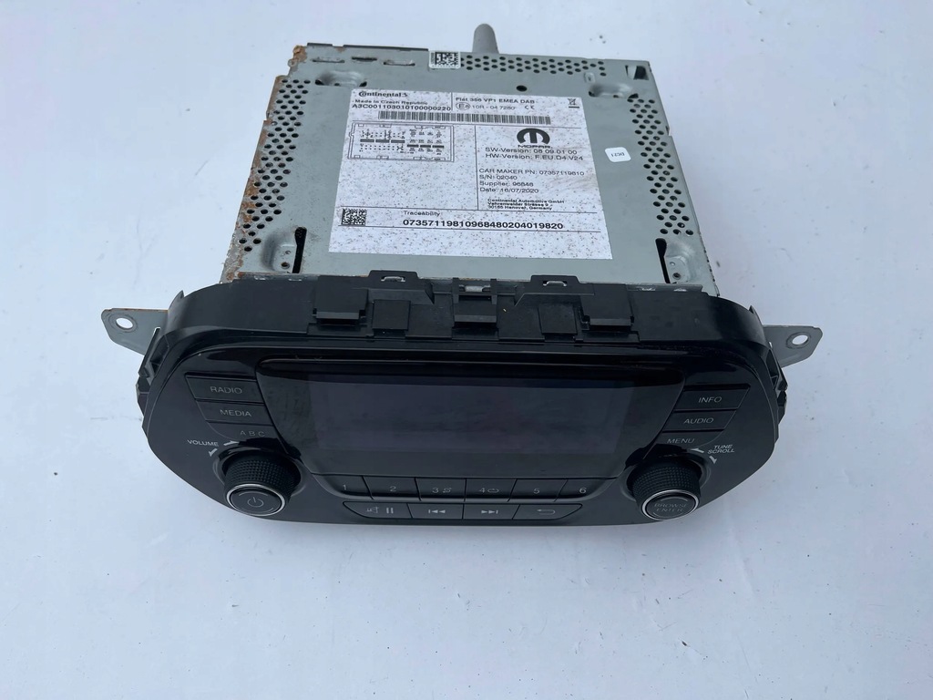 фото №3, Fiat tipo ii радіо радіопрогравач