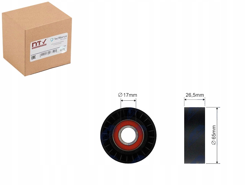 фото №9, Ролик натягувача volvo s60 ii, s80 ii, v60 i, v70 i