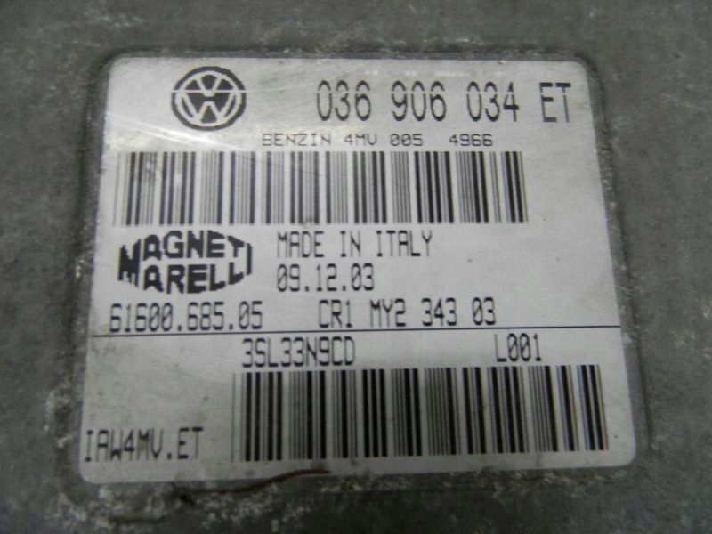 фото №5, Skoda fabia i 6y блок керування двигуна 036906034et bby