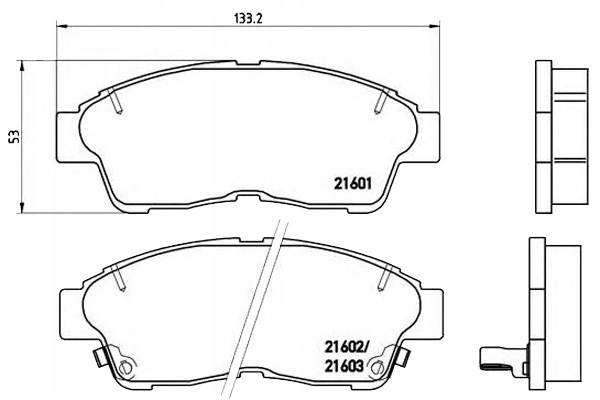 фото №1, Brembo тормозные колодки тормозные toyota corolla carina e br