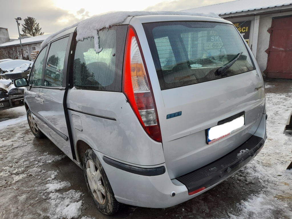 Fiat ulysse ii кришка багажника багажника задній скло код лакофарбового покриття ezrc Зі Шроту