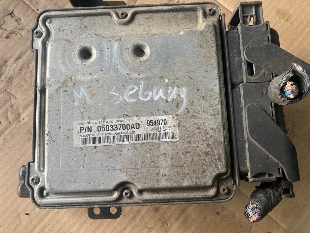 фото №1, Блок управления двигателя chrysler 05033700ad