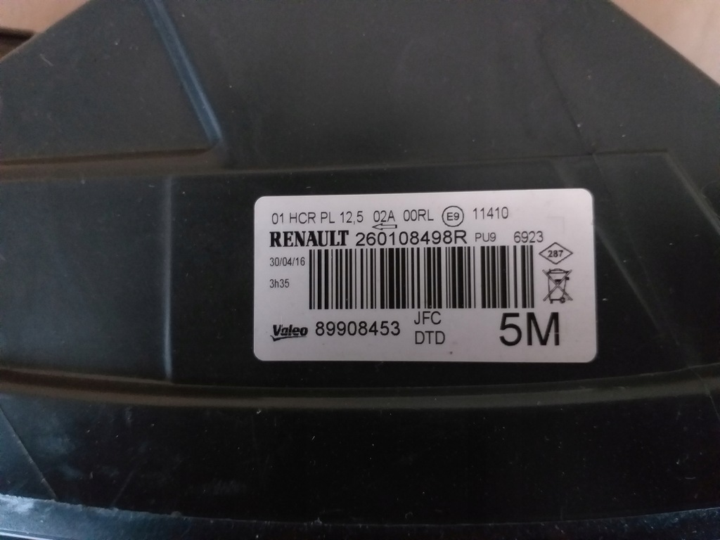 фото №9, Renault espace 5 v full led лампа перед правая