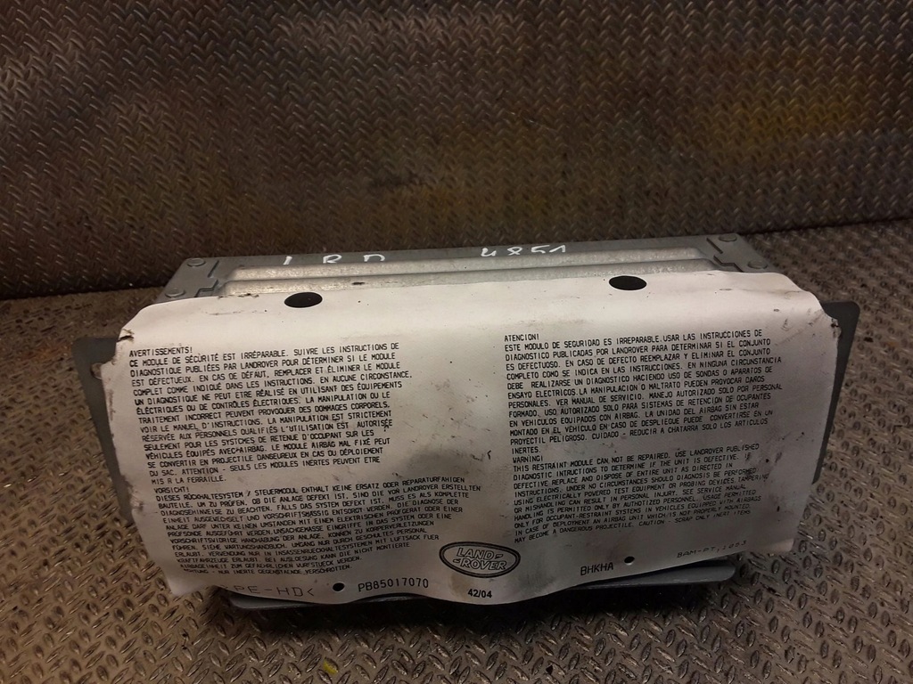 фото №1, Land rover discovery 3 - lr3 подушка воздушная подушка безопасности пассажира