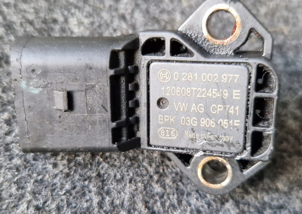 фото №1, Датчик давления map датчик 03g906051f 1.6 tdi