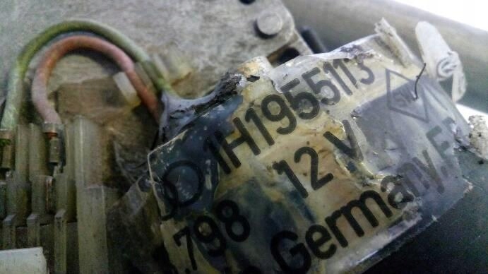 фото №7, Механізм двірник двигун vw golf iii 1h1955113