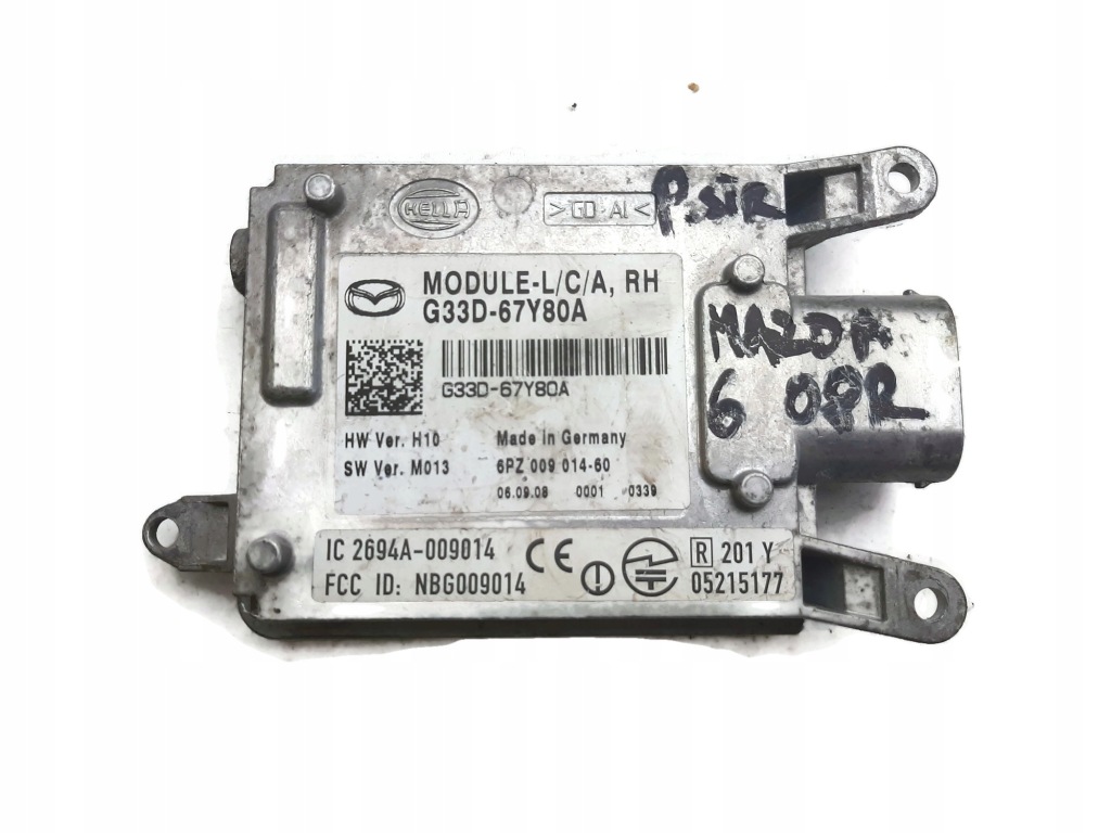 фото №1, Модуль света mazda оригинальный номер g33d-67y80a