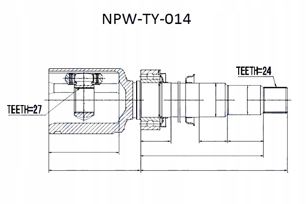 фото №5, Шарнір внутрішній toyota camry 3.5 06- highlander 07- lexus es350