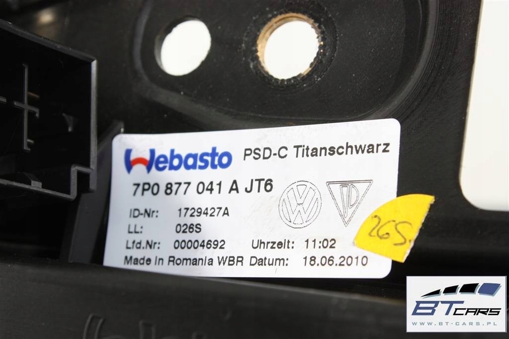 Vw touareg дах скляний solar дах панорама 7p0 7p0877049 7p0877049a 7p0877 Ціна