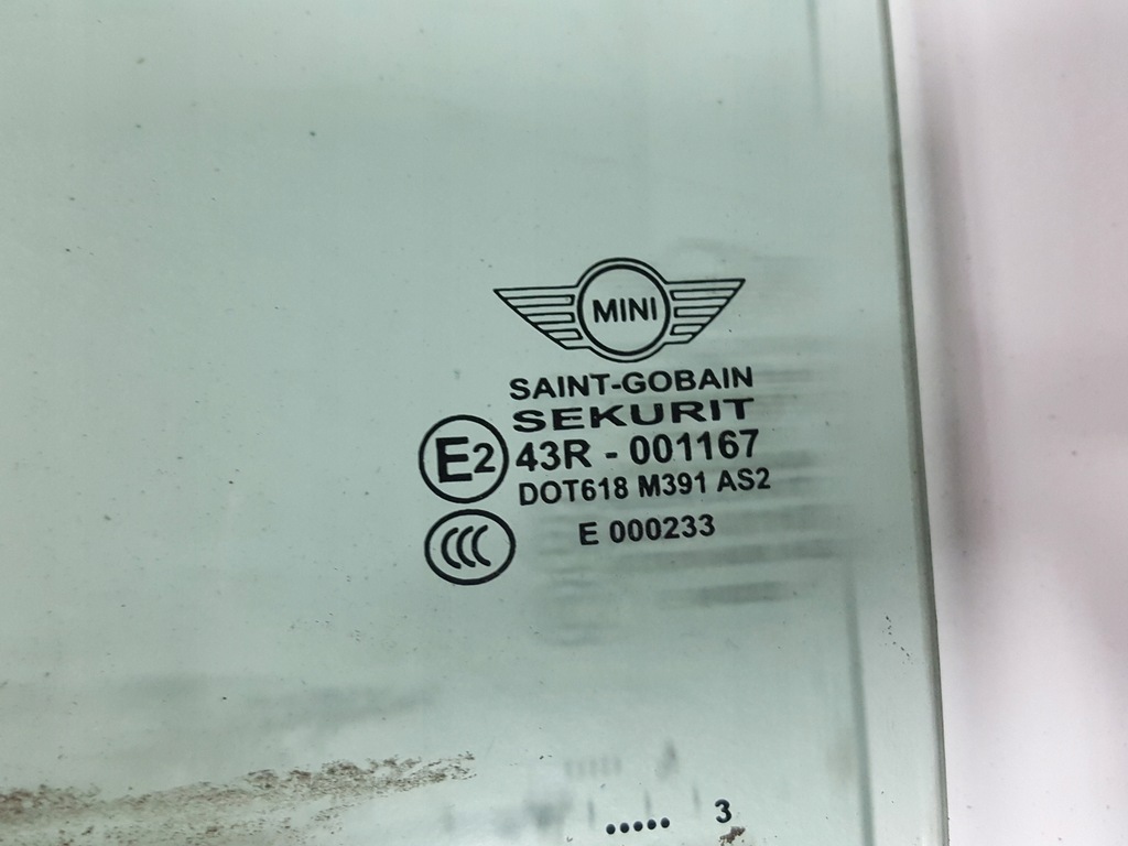 фото №2, Mini cooper r58 13r стекло дверь левая