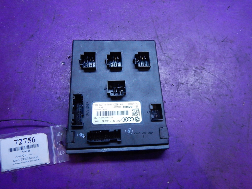 Купити Audi q5 08- 2,0 tdi caga модуль комфорту блок управління бортовою мережею 8k0907063m f005v00853