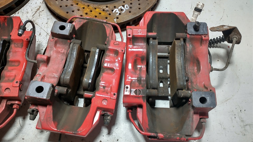 фото №11, Porsche carrera s 911 997 тормозные диски тормозные суппорты brembo 330mm