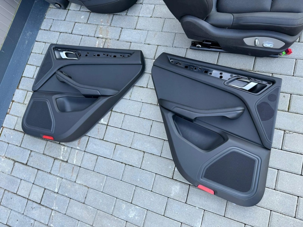 фото №12, Porsche macan 95b lift fl 21- сидіння заднє сидіння обшивки оббивка тунель шкіра