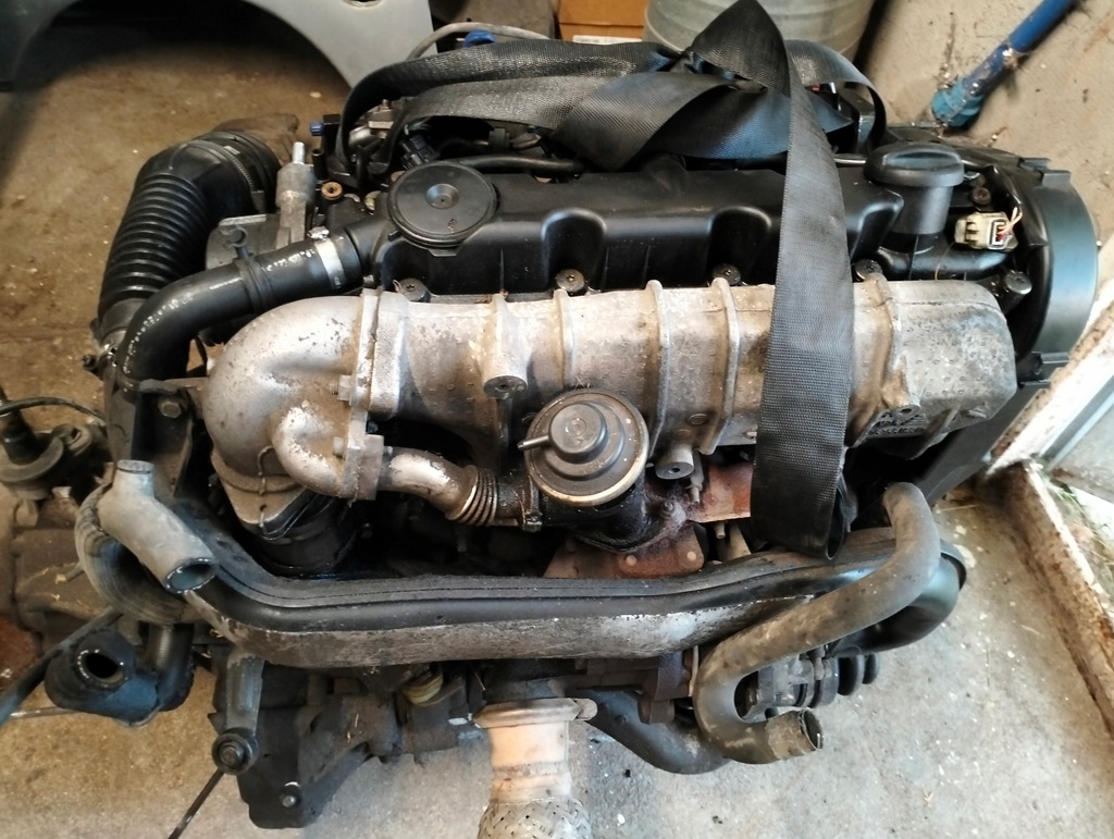 фото №8, Peugeot 206 двигатель kompletny 2.0 hdi rhy 10dyhw ze коробка передач