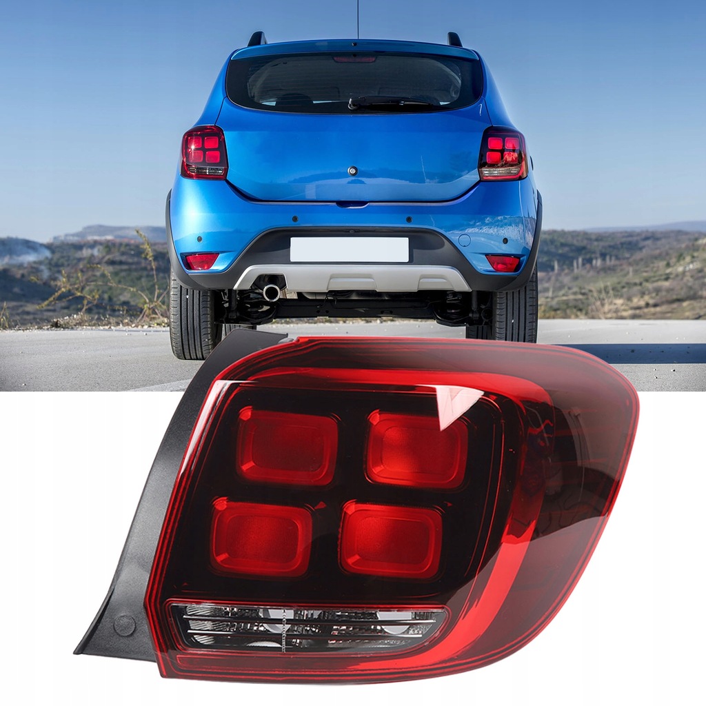 фото №11, Замена задний лампы свет заднего dla dacia sandero stepway mk2 facelift