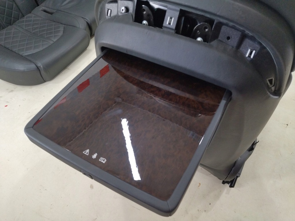 фото №9, Оббивка сидіння перед заднє сидіння задня шкіра ромби audi a8 s8 d4 2010-2018r