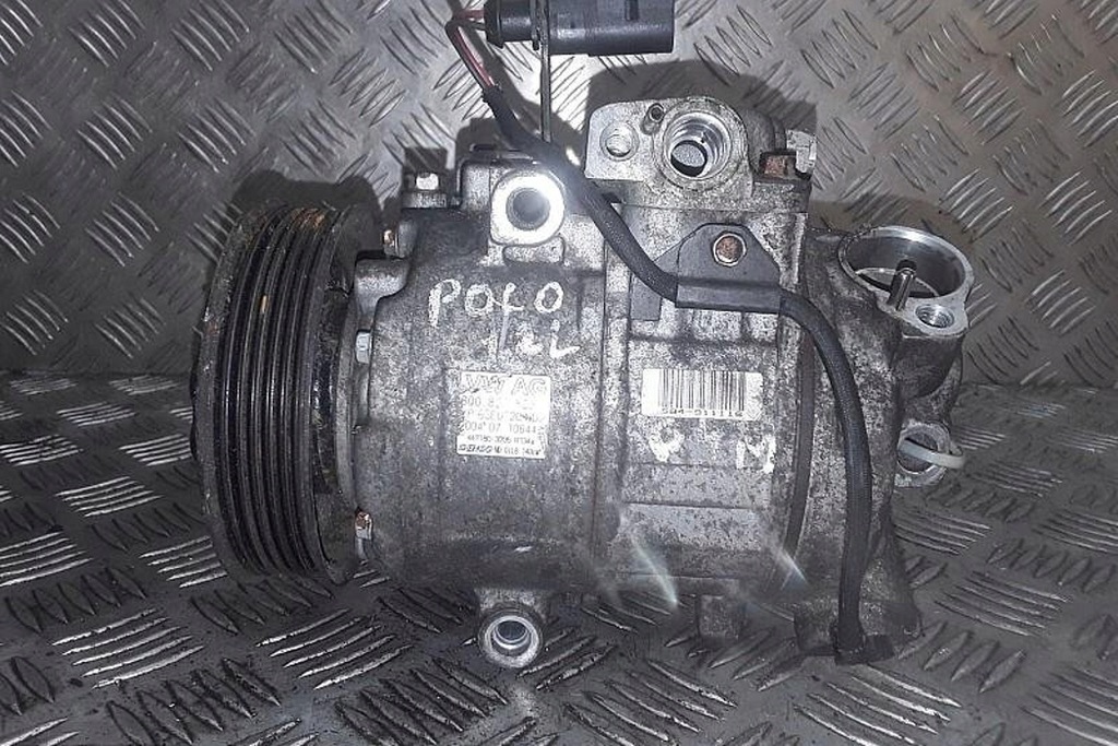 фото №5, Компрессор кондиционера vw polo 9n_ 6q0820803g 2005