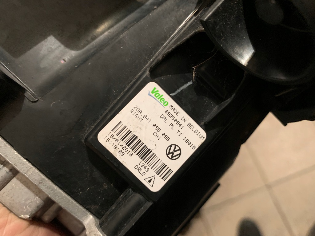 фото №3, Vw troc t-roc правий протитуманна фара led drl