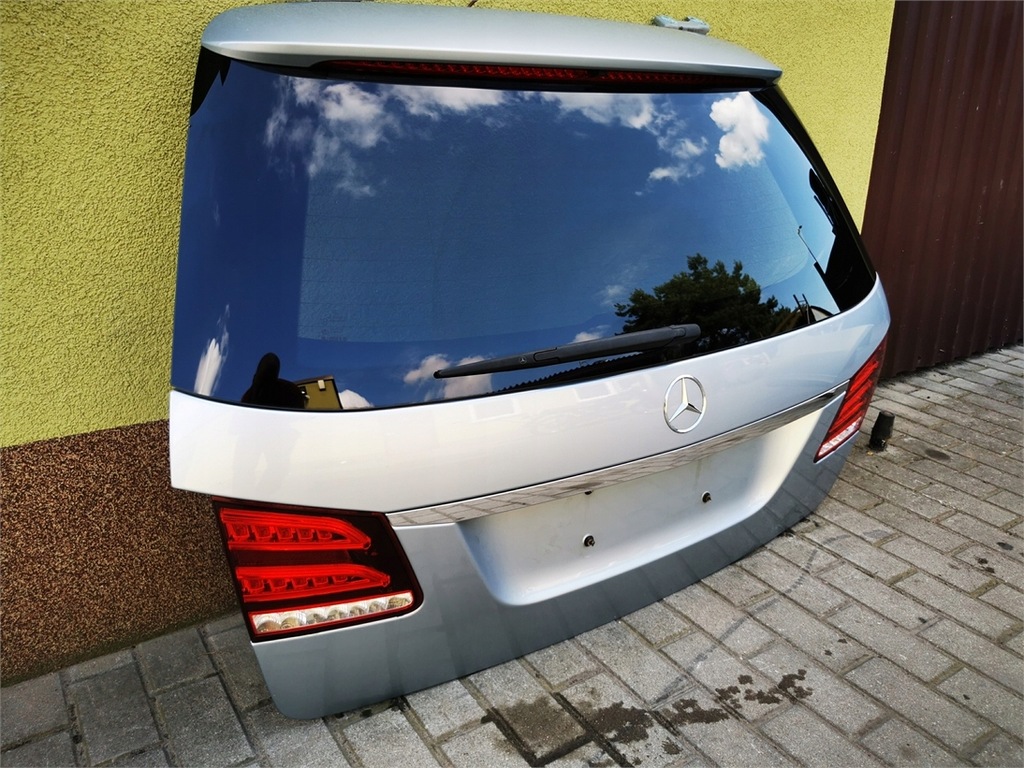 фото №6, Mercedes e-klasa w212 kombi lift крышка багажника комплектная с фарами демонтаж
