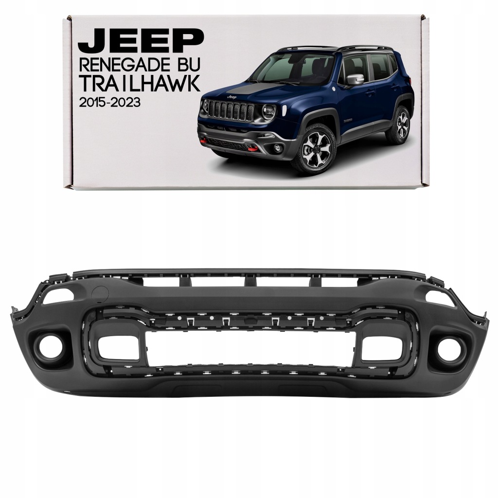 фото №1, Jeep renegade i bu 2015-2023 trailhawk бампер передний нижний 5xb55lxhaa