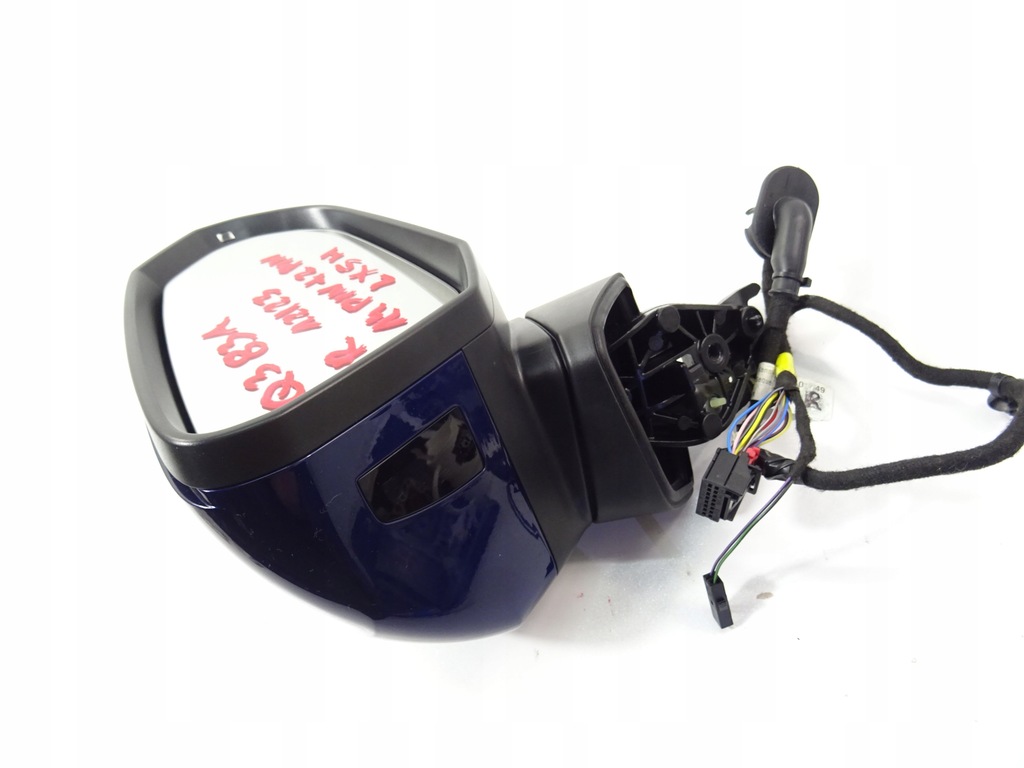 фото №11, Audi q3 83a зеркало правое 14 pin + 2 pin 16 pin lx5h