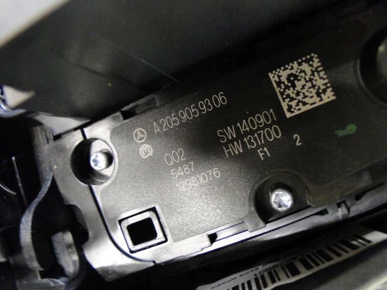 фото №10, Mercedes c 205 панель пепельница туннель drewno