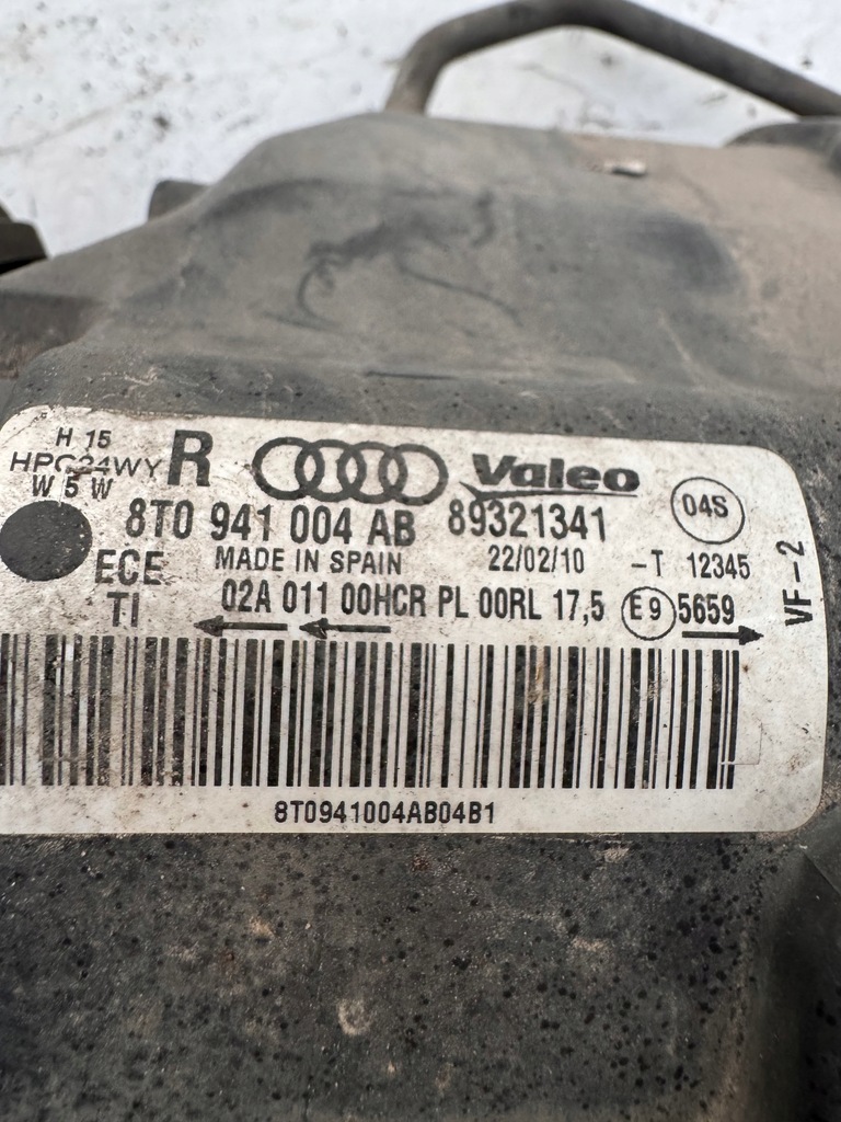фото №8, Лампа права перед uk audi a5 8t 8t0941004ab - wawa
