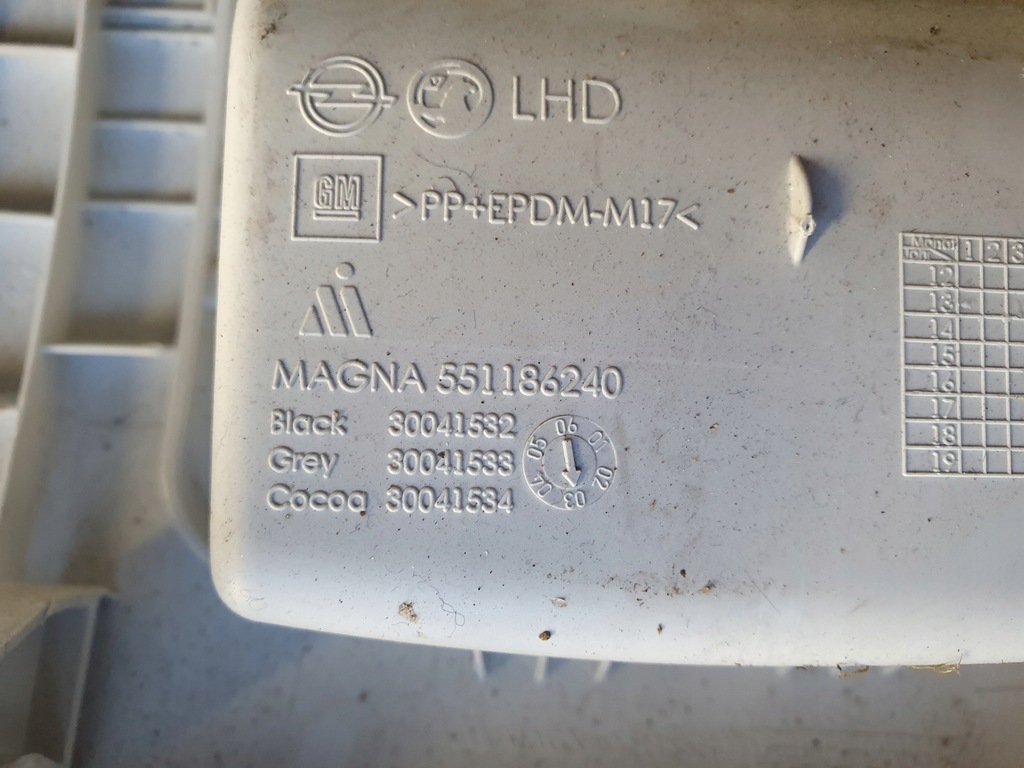 фото №4, Opel adam заглушка защита пластик панели консоли