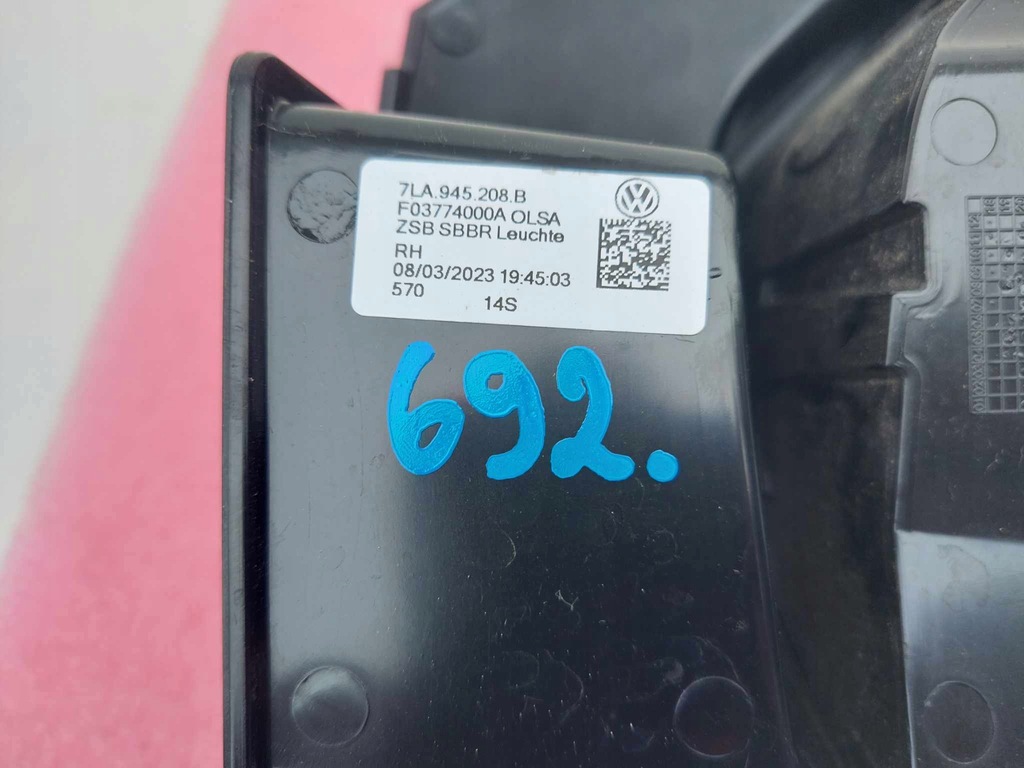 фото №6, Vw t6.1 multivan california лампа права задня задня led