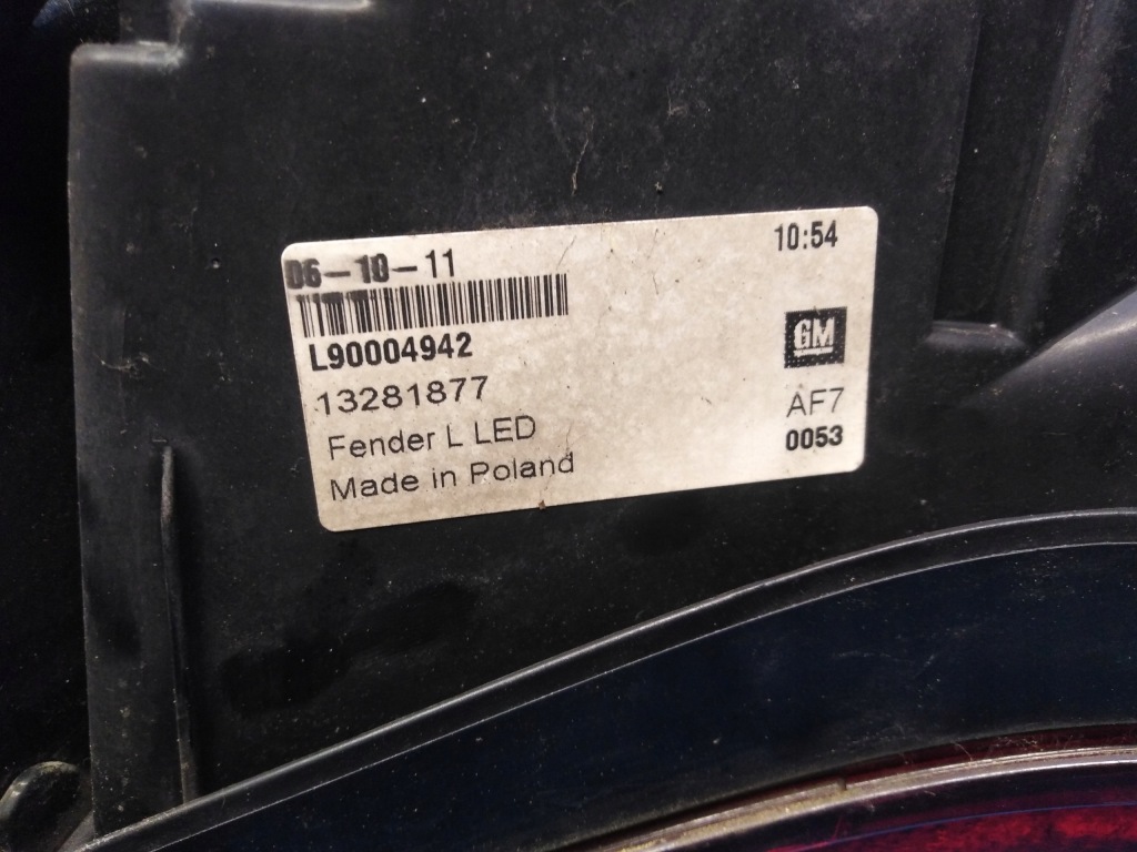 фото №4, Лампа led левый задняя opel astra iv j