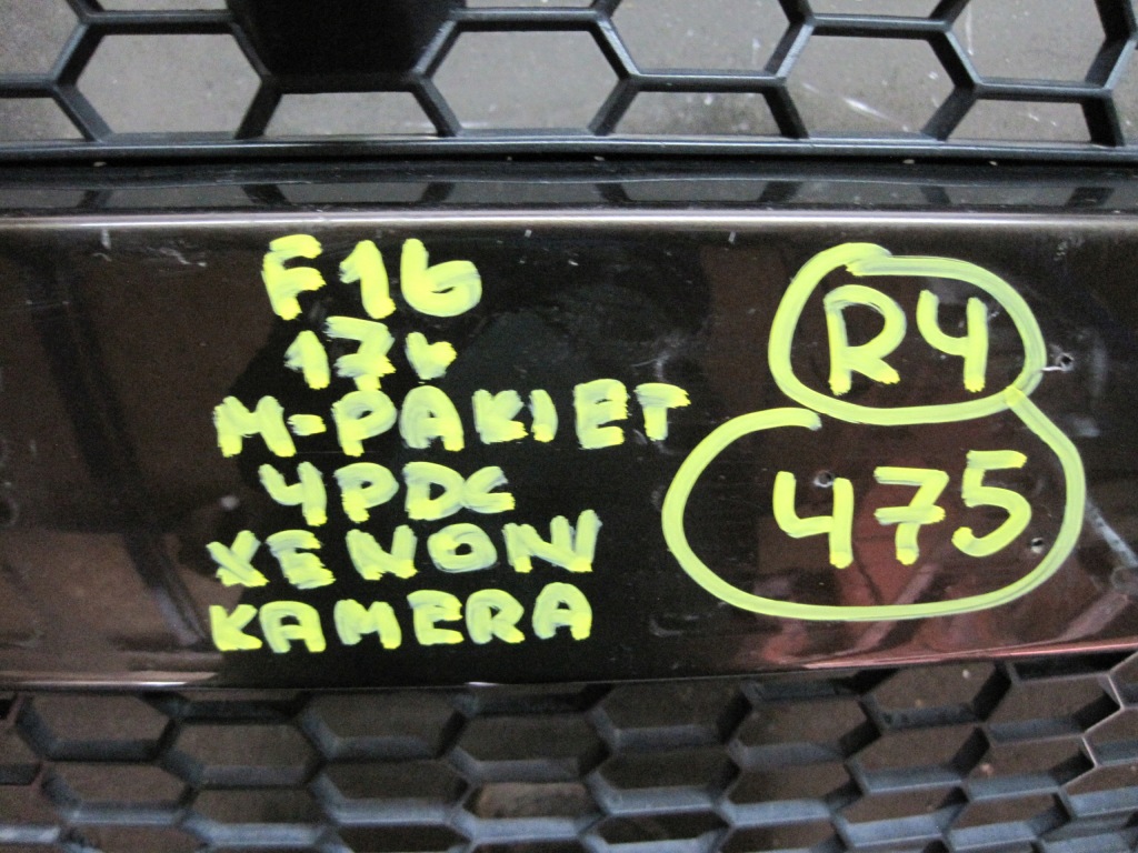 Бампер перед bmw x6 f16 m power pod ксенон 4 pdc камера Оригінал