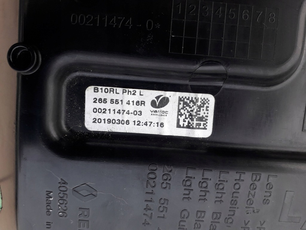 фото №4, Лампа задняя задняя renault zoe ii led 19- левая