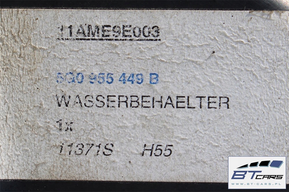 фото №8, Vw golf 7 plus бак омивача 5g0955453h 5g0955453m 5g0955449b pojem