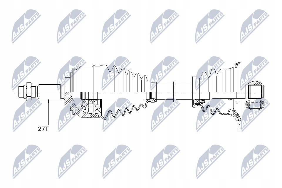 фото №2, Npw-re-153 nty привідний вал привідна renault espace iv 1.