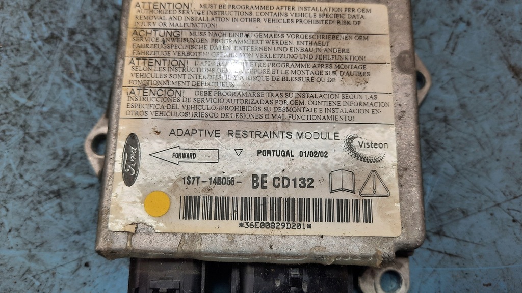 фото №4, Датчик подушка безопасности ford mondeo mk3 01r 2.0b 1s7t-14b056