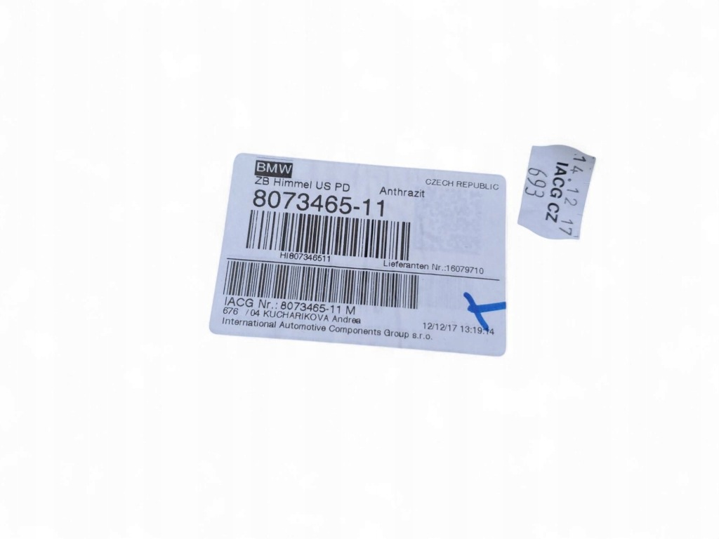 Bmw x2 f39 8073465 потолок Оригинал